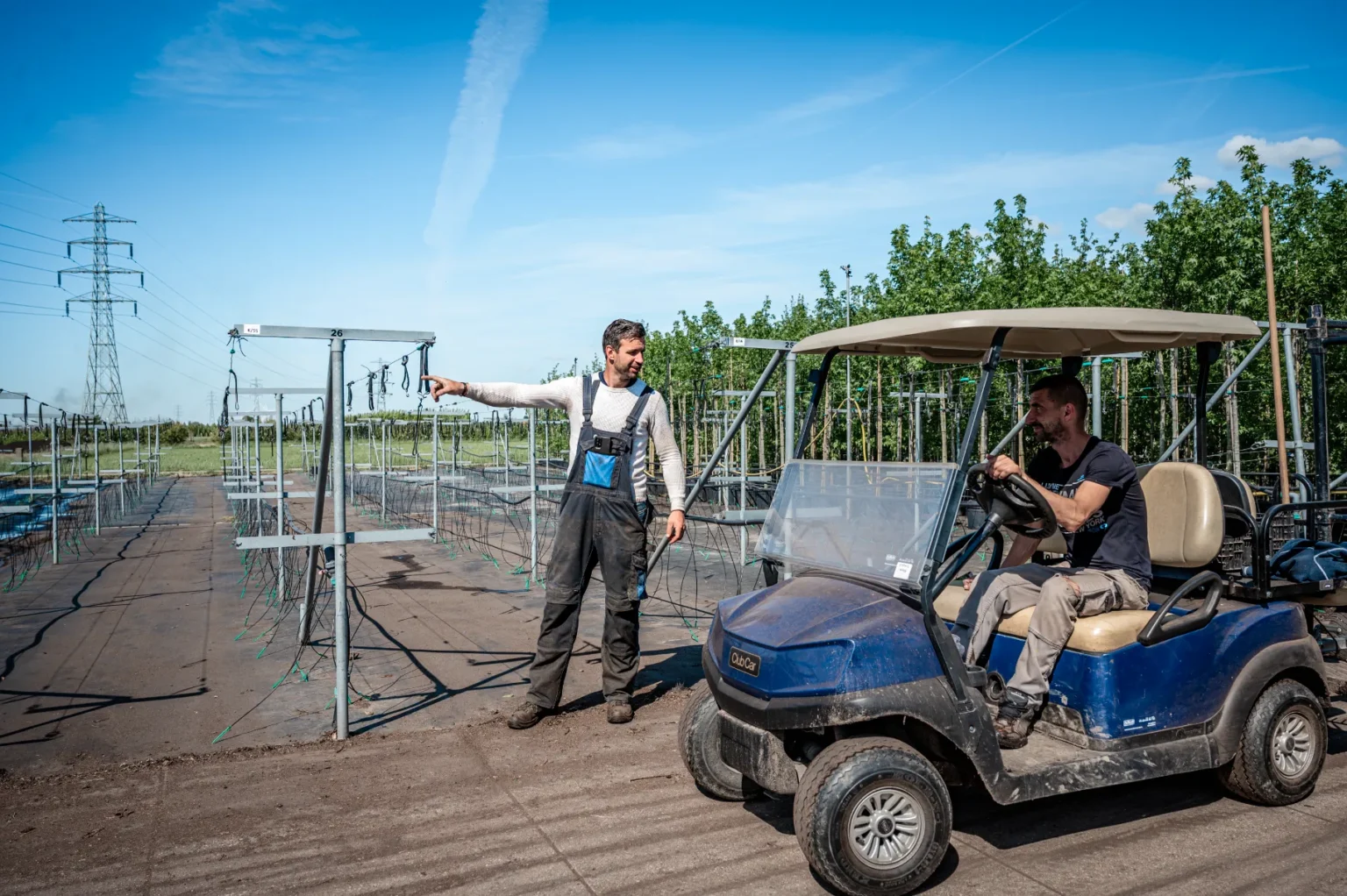 Aan het werk bij Boomkwekerij 't Kempke